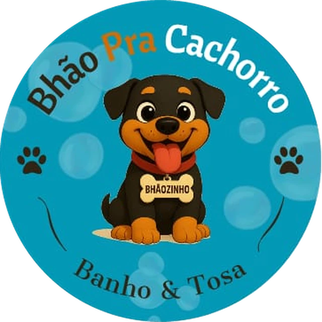 Logo do Bhão Pra Cachorro — Banho e Tosa